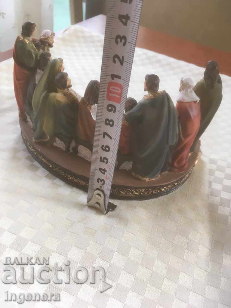 STATUTE SCULPTURE FIGURE-CHRISTMAS THE SECRET DINNER NEW - 7 STATUTE SCULPTURE FIGURE-CHRISTMAS THE SECRET DINNER NEW - 7