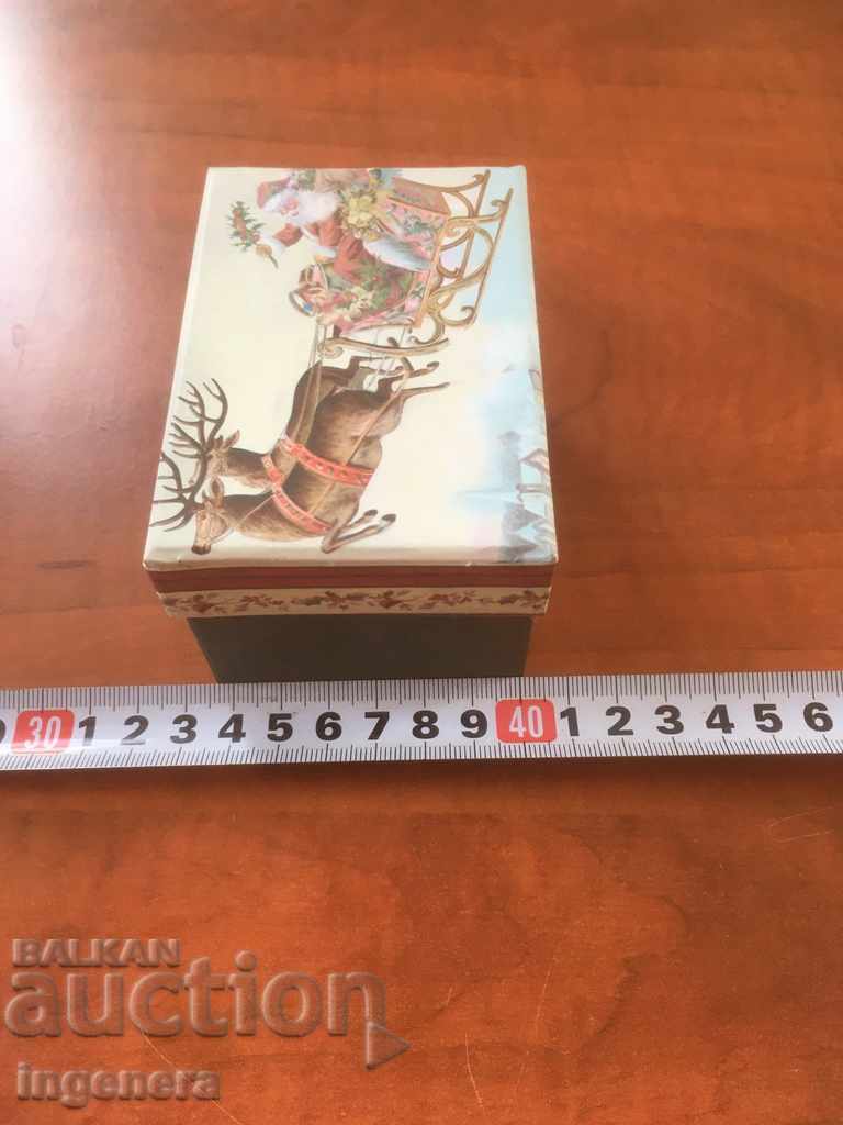 CHRISTMAS BOX NEW PRESSED CARDBOARD-RECTANGULAR - 6 CHRISTMAS BOX NEW PRESSED CARDBOARD-RECTANGULAR - 6