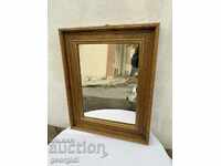 Oglindă vintage cu cadru frumos din lemn №1066