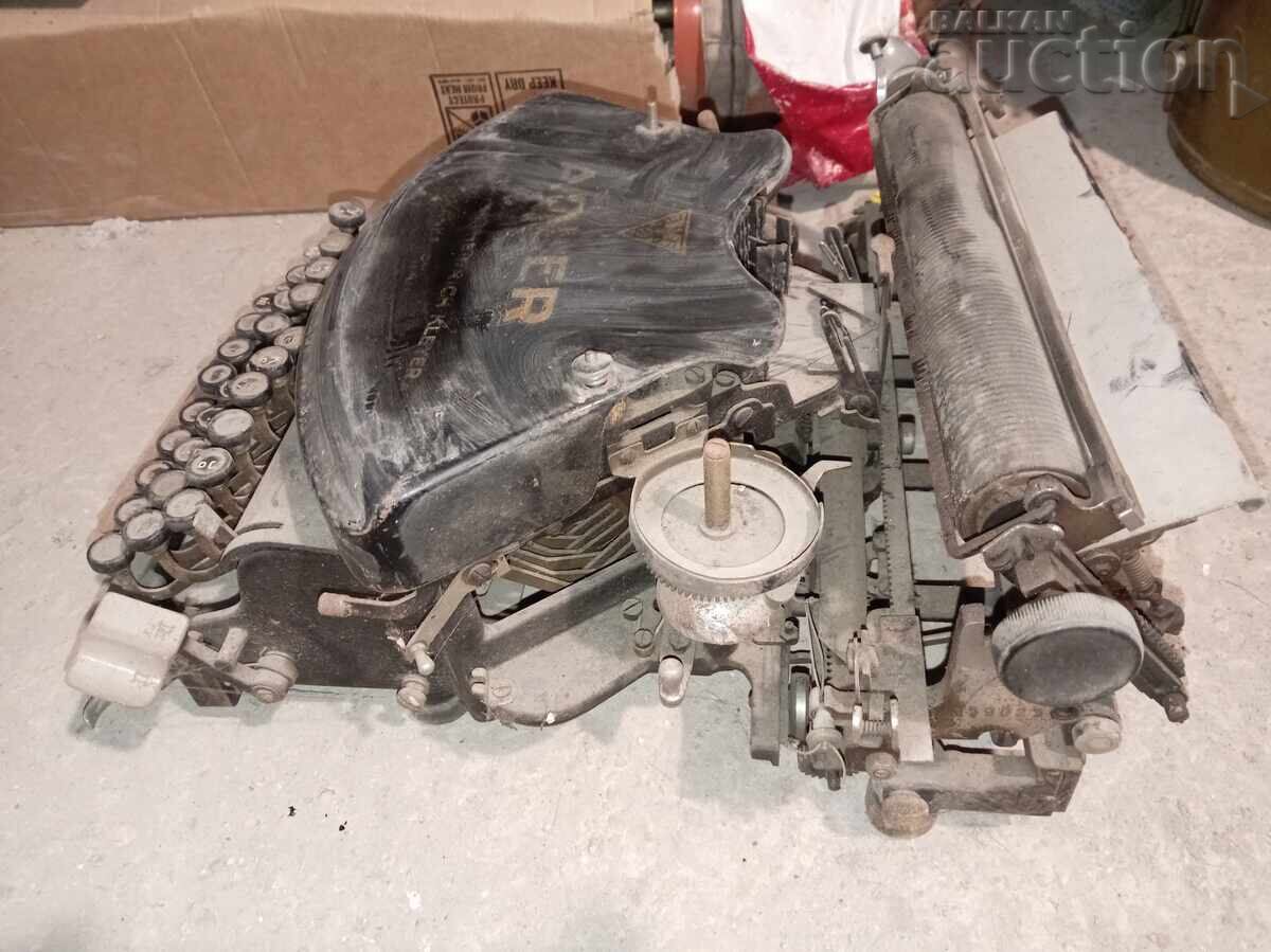 adler ADLER WW2 WWII Mașină de scris Georgi Kabakchiev - 6