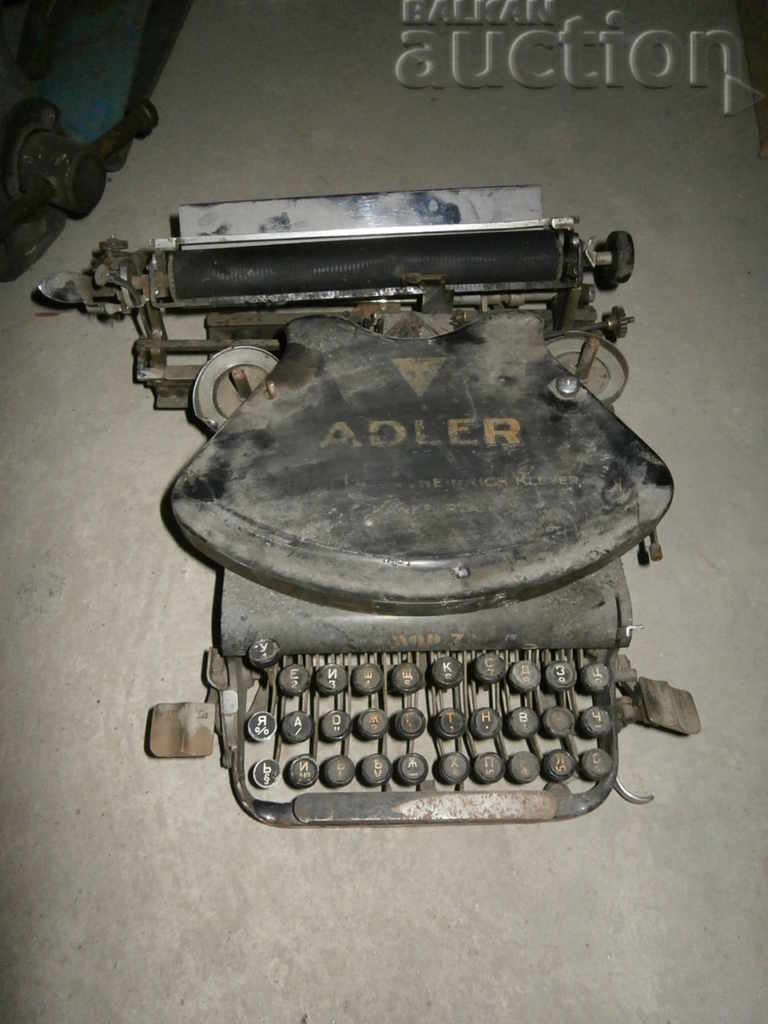 адлер  ADLER WW2 WWII Георги Кабакчиев пишеща  машина