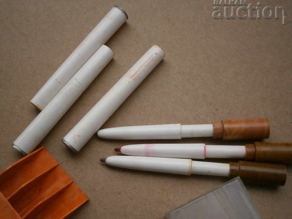 pens KIEV retro vintage USSR USSR 70s - 5 pens KIEV retro vintage USSR USSR 70s - 5