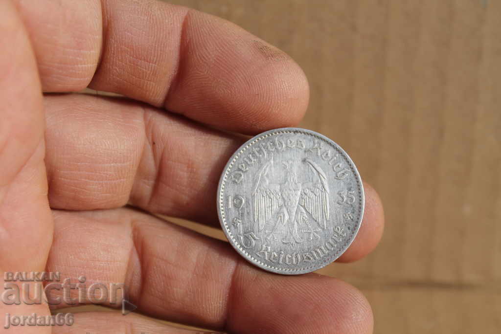 Монета 5марки 1935г - 6 Монета 5марки 1935г - 6