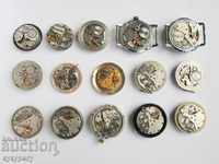 Lot of old Russian machines mechanical watches for repair parts