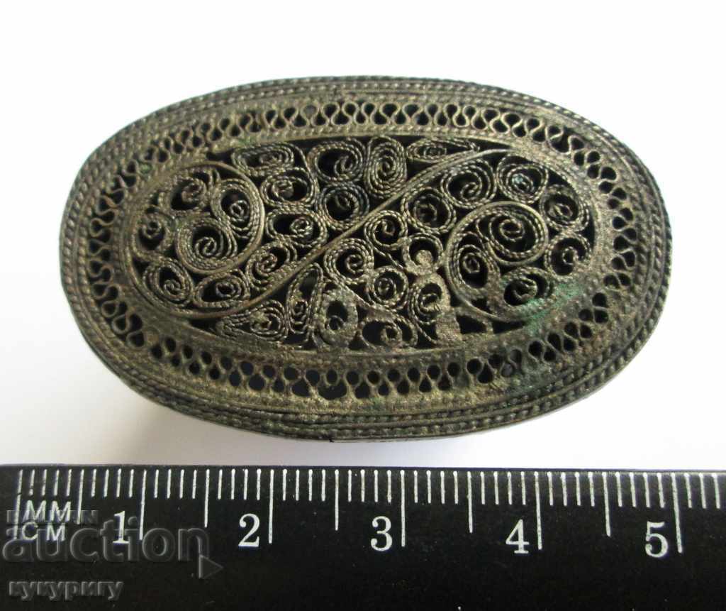 Auction  Half old Revival filigree box box