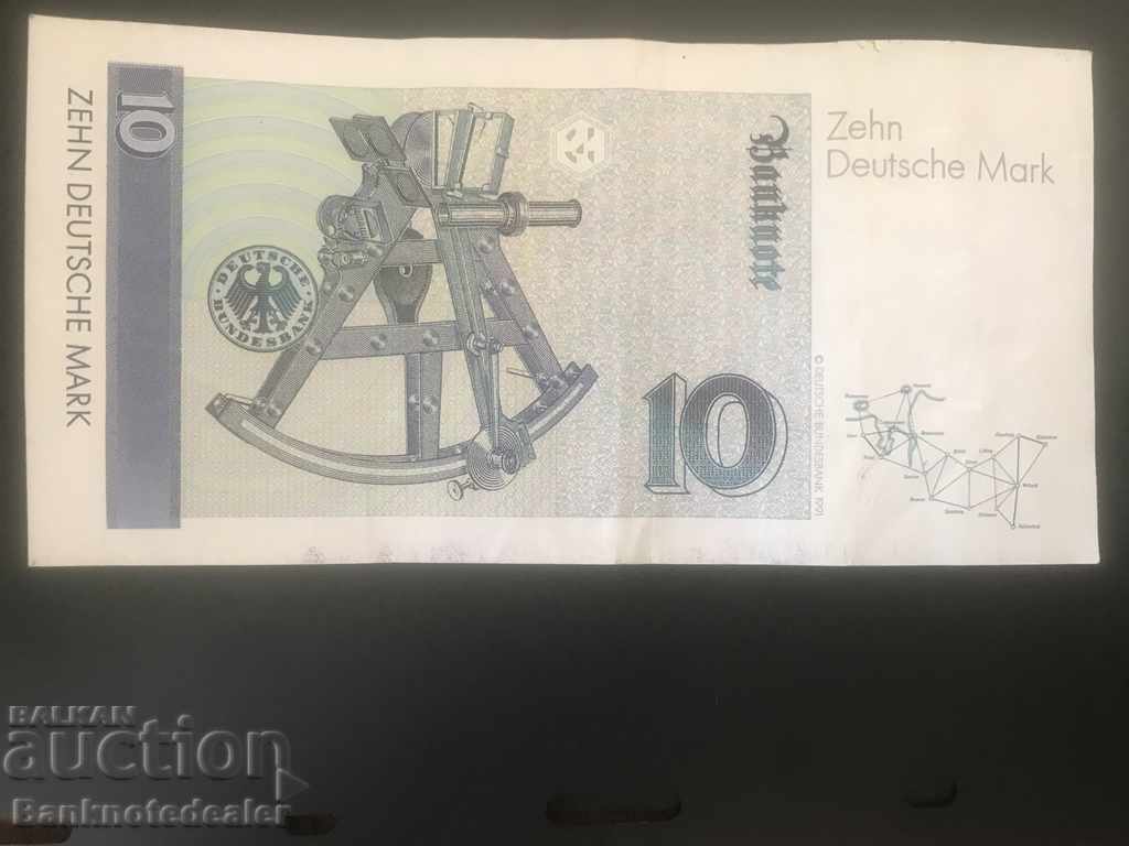Germany 10 Deutsche Mark 1993 Pick 38c Ref 61k8 with price 17.00 BGN | € 8.69 Germany 10 Deutsche Mark 1993 Pick 38c Ref 61k8 with price 17.00 BGN | € 8.69