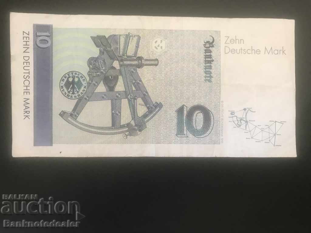 Germany 10 Deutsche Mark 1993 Pick 38c Ref 04u4 with price 17.00 BGN | € 8.69 Germany 10 Deutsche Mark 1993 Pick 38c Ref 04u4 with price 17.00 BGN | € 8.69