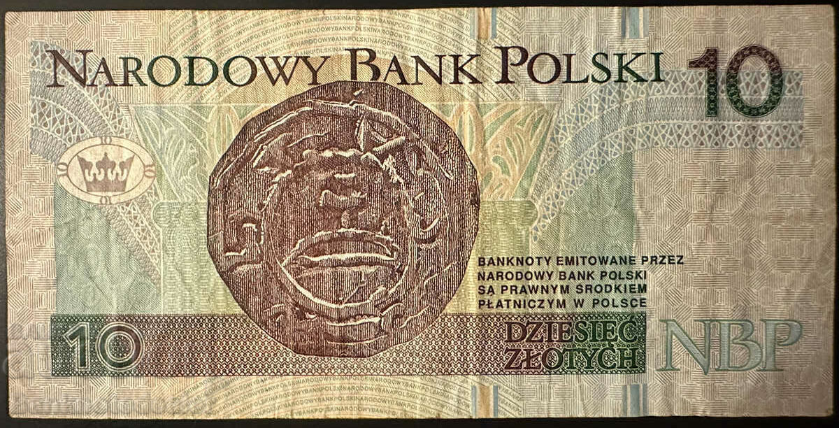 Polonia 10 Zlotych 1994 Pick 173a Ref 1085 cu preț € 4.09 | 8.00 BGN