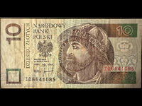 Πολωνία 10 Zlotych 1994 Pick 173a Ref 1085