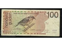 Netherlands Antillen 100 Gulden 1986-94 Pick 26a Ref 7030