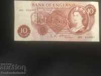 England 10 shillings 1960-61 L K Obrien Pick 373a Ref 2057