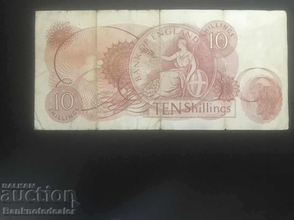 England 10 shillings 1966 J.S. Fforde Pick 373c Ref 0946 with price 8.00 BGN | € 4.09 England 10 shillings 1966 J.S. Fforde Pick 373c Ref 0946 with price 8.00 BGN | € 4.09