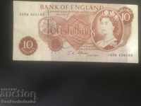 England 10 shillings 1966 J.S. Fforde Pick 373c Ref 6129