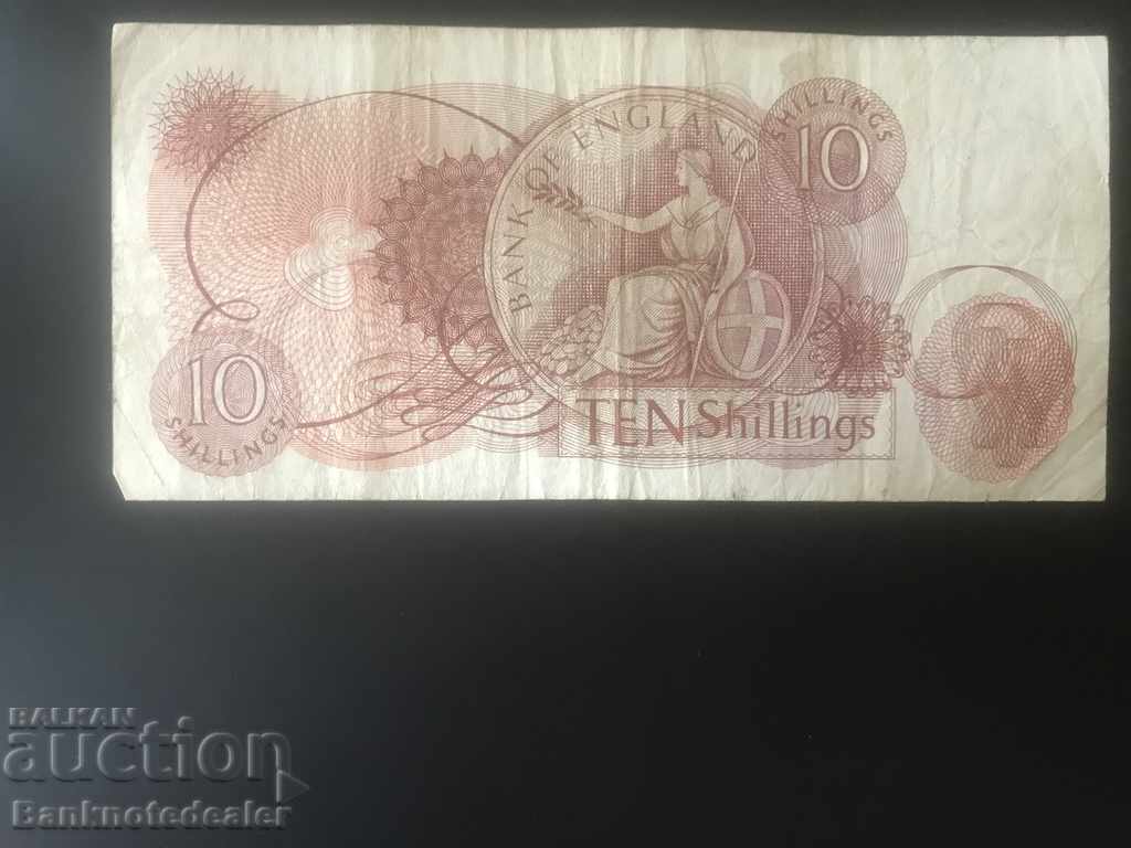 England 10 shillings 1962 J.Q. Hollon Pick 373b Ref 4217 with price 11.00 BGN | € 5.62