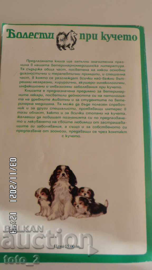 DISEASES OF DOGS - KOICHEV, KAMBUROV, GEORGIEV, ELEZOV, DIMOV - 7 DISEASES OF DOGS - KOICHEV, KAMBUROV, GEORGIEV, ELEZOV, DIMOV - 7