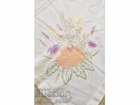 Beautiful Embroidered Tablecloth - New, 80/80 cm.