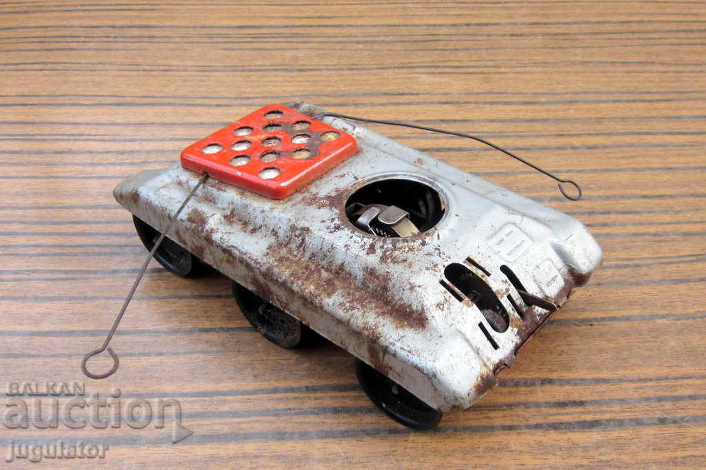 παλιό ρωσικό διαστημικό μεταλλικό μηχανικό παιχνίδι σεληνιακό ρόβερ - 5 παλιό ρωσικό διαστημικό μεταλλικό μηχανικό παιχνίδι σεληνιακό ρόβερ - 5