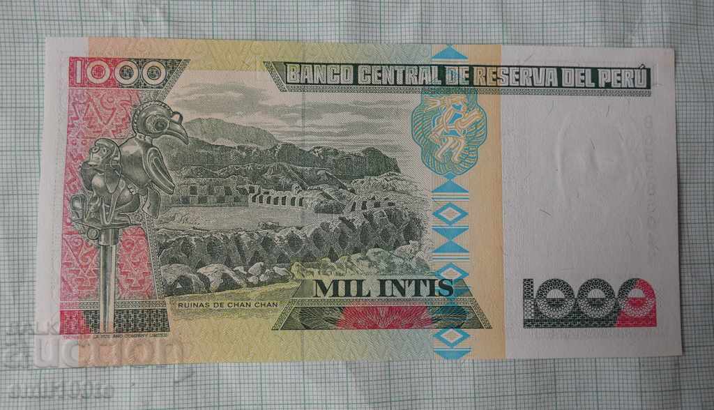 1000 intis 1988 Peru with price 2.00 BGN | € 1.02 1000 intis 1988 Peru with price 2.00 BGN | € 1.02