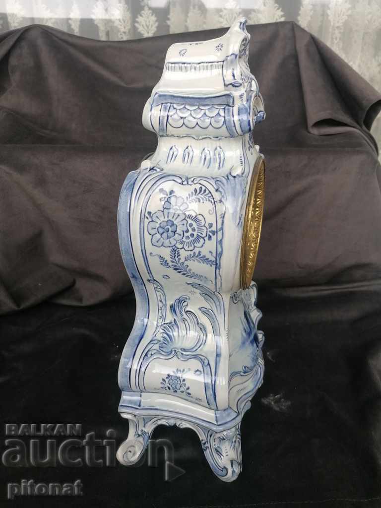 Delivery of Antique porcelain table clock alarm clock