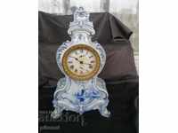 Antique porcelain table clock alarm clock