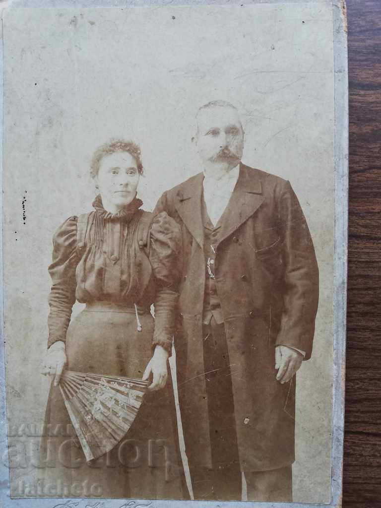 Auction  Old photo Hard cardboard