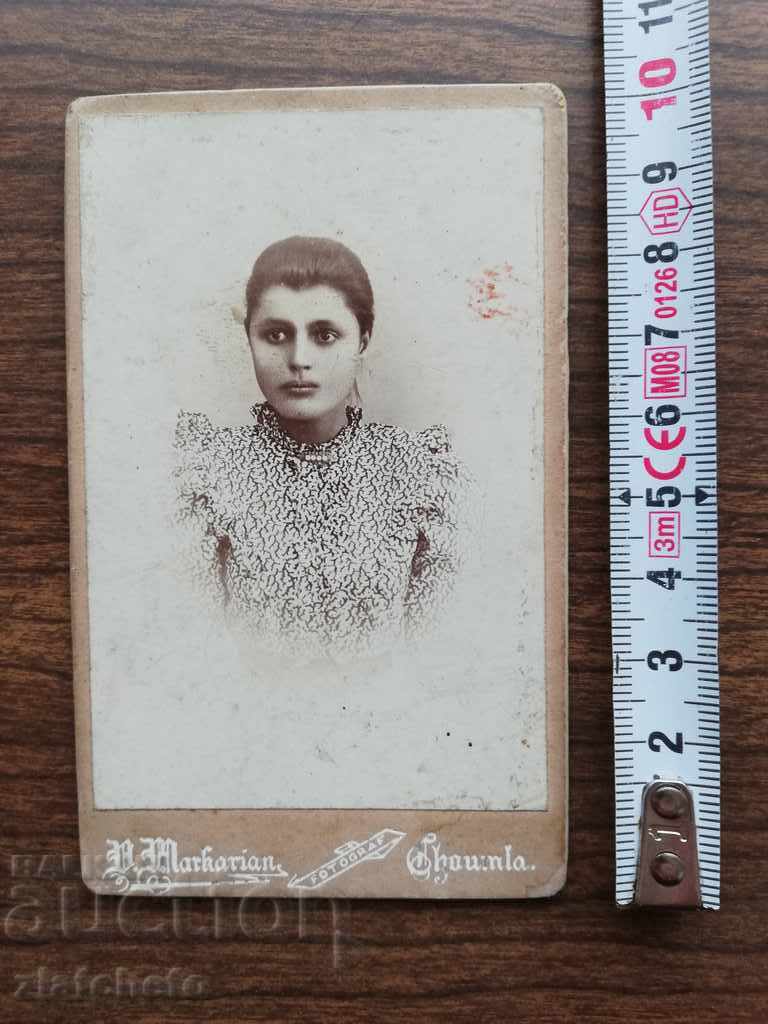 Auction  Old photo Hard cardboard