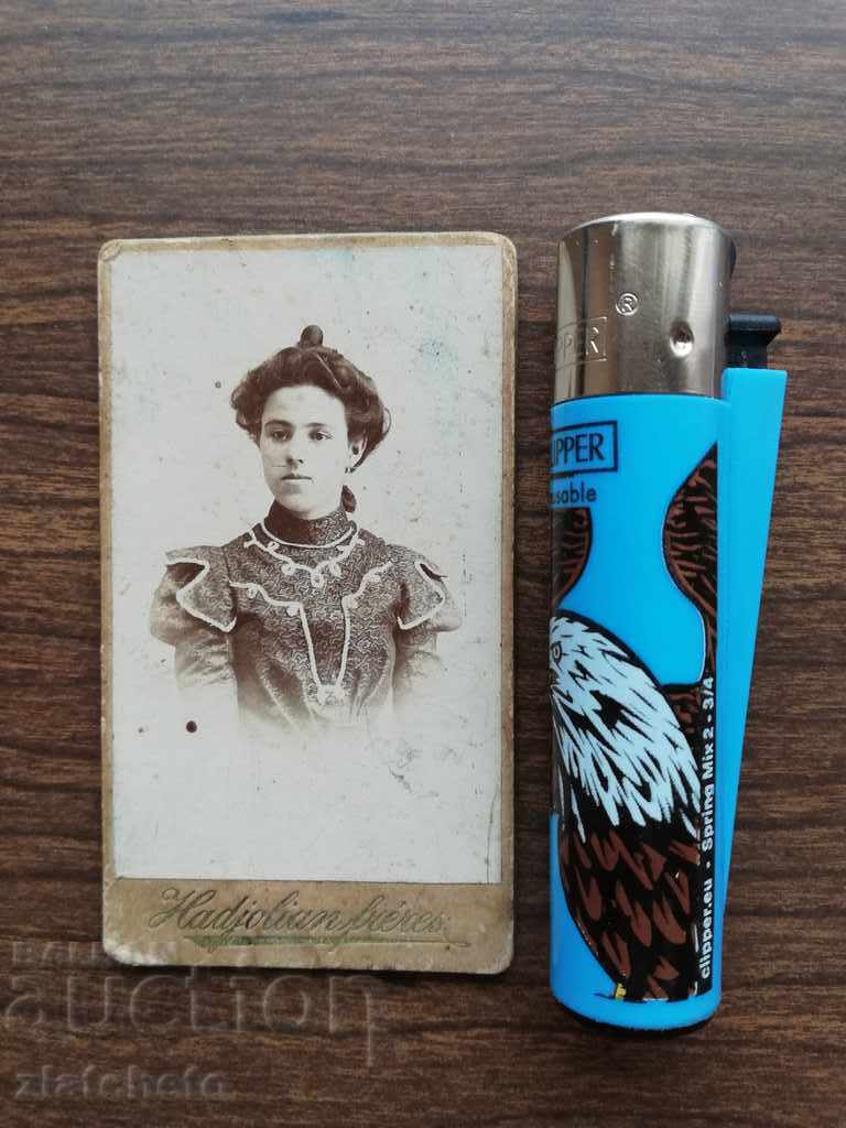 Auction  Old photo Hard cardboard