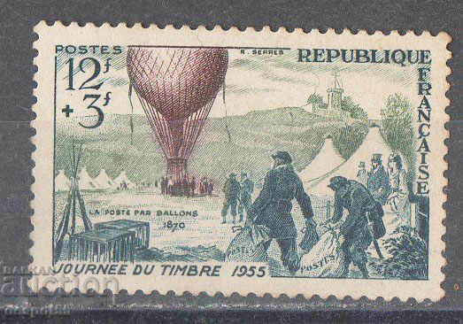 1955. France. Stamp Day. Charity 1955. France. Stamp Day. Charity
