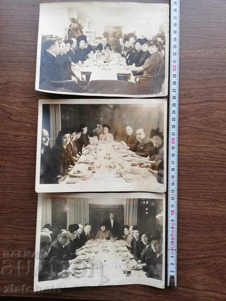 3 стари снимки - в Софийски ресторант