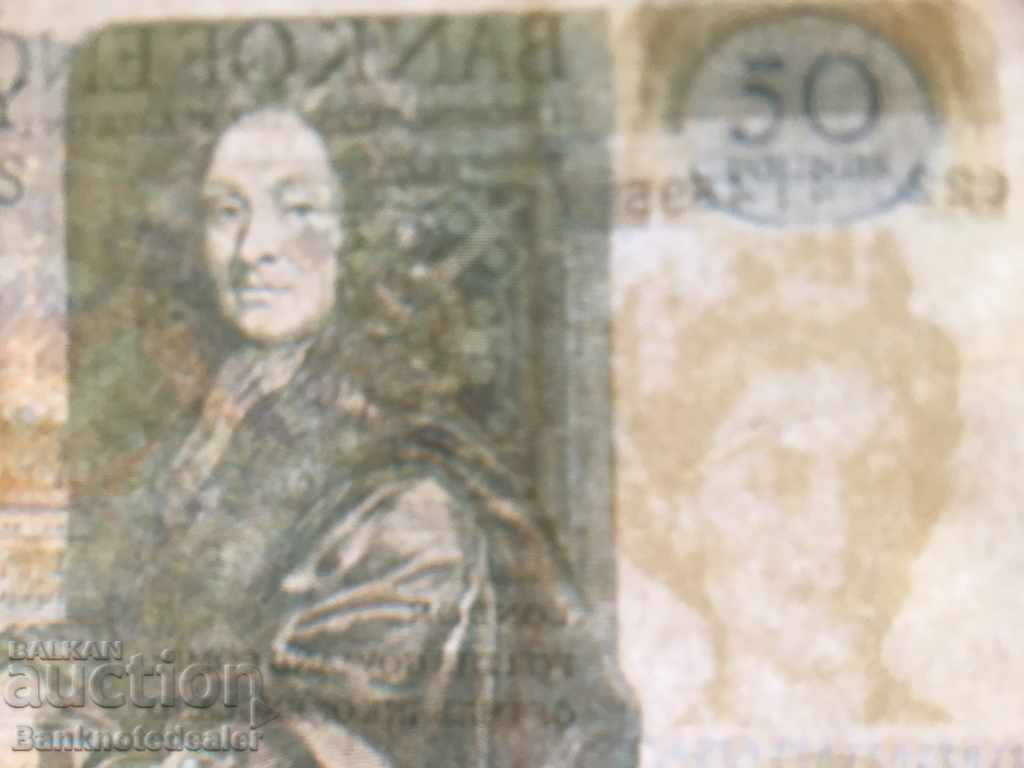 Auction England 50 Pounds 1988 Gill Pick 381b Ref 4595 Auction England 50 Pounds 1988 Gill Pick 381b Ref 4595