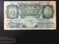 Anglia 1 Pound 1949 -55 P S Beale Pick 369 Ref 6393
