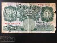 England 1 Pound 1949 -55 P S Beale Pick 369 Ref 9213