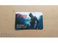 Internet club card