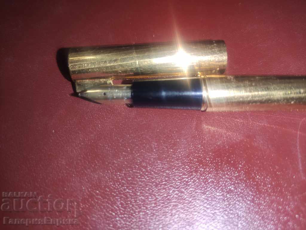 Delivery of Gold-plated pen with gold pen Waterman Delivery of Gold-plated pen with gold pen Waterman
