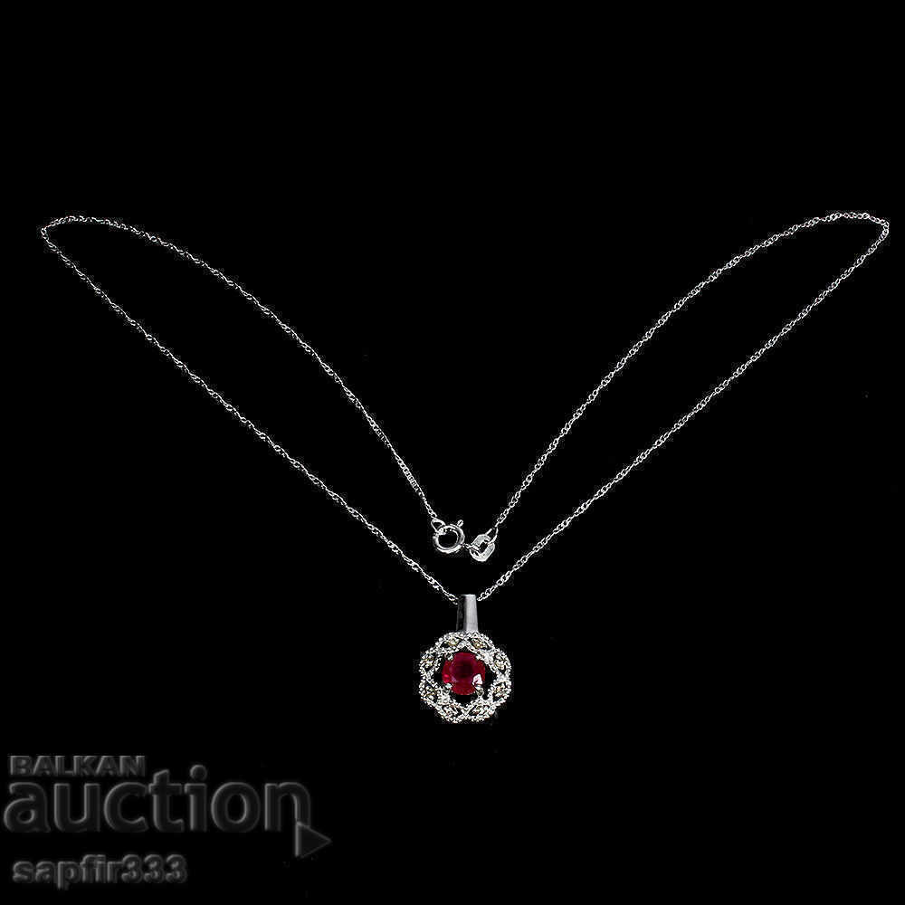 Аукцион РУБИН И ДИАМАНТИ ЛУКСОЗНО ДИЗАЙНЕРСКО КОЛИЕ Аукцион РУБИН И ДИАМАНТИ ЛУКСОЗНО ДИЗАЙНЕРСКО КОЛИЕ