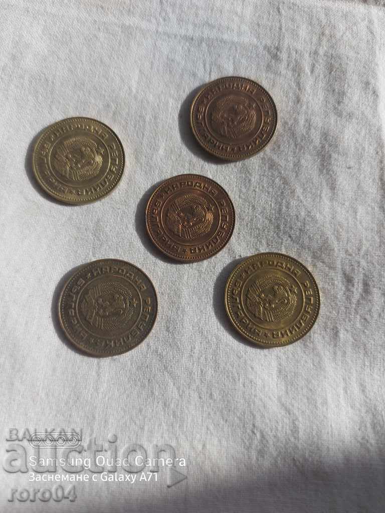 5 HUNDREDS OF 1990 - 5 PIECES - 7 5 HUNDREDS OF 1990 - 5 PIECES - 7