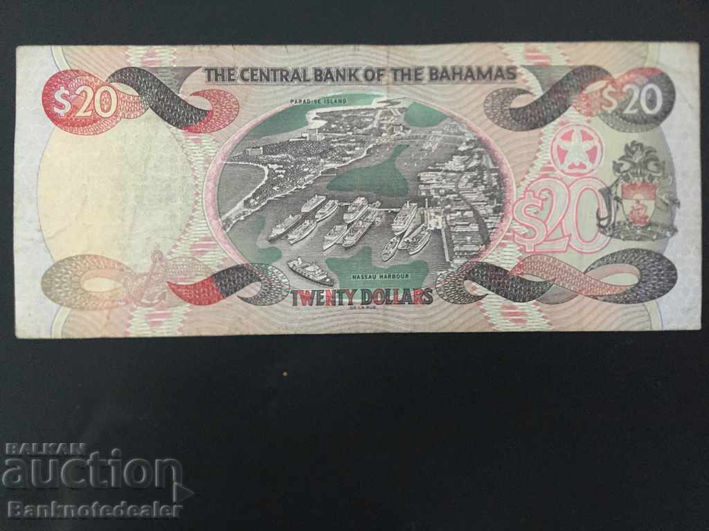 Bahamas 20 Dollars 2000 Pick 65a Ref 0520 with price 90.00 BGN | € 46.02 Bahamas 20 Dollars 2000 Pick 65a Ref 0520 with price 90.00 BGN | € 46.02