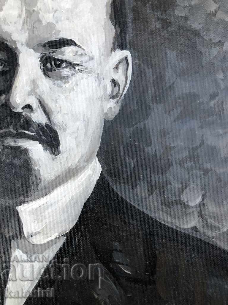 "Portrait of Vladimir Ilyich Lenin" with price 500.00 BGN | € 255.65 "Portrait of Vladimir Ilyich Lenin" with price 500.00 BGN | € 255.65