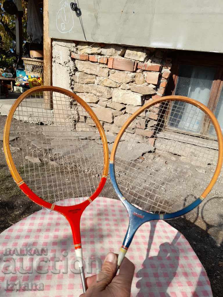 Auction Old badminton bats Germina Spezial Auction Old badminton bats Germina Spezial