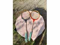 Old badminton bats Germina Spezial