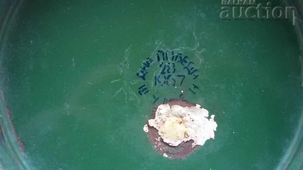 large antique enameled bucket POBEDA SHUMEN 1967 - 6 large antique enameled bucket POBEDA SHUMEN 1967 - 6