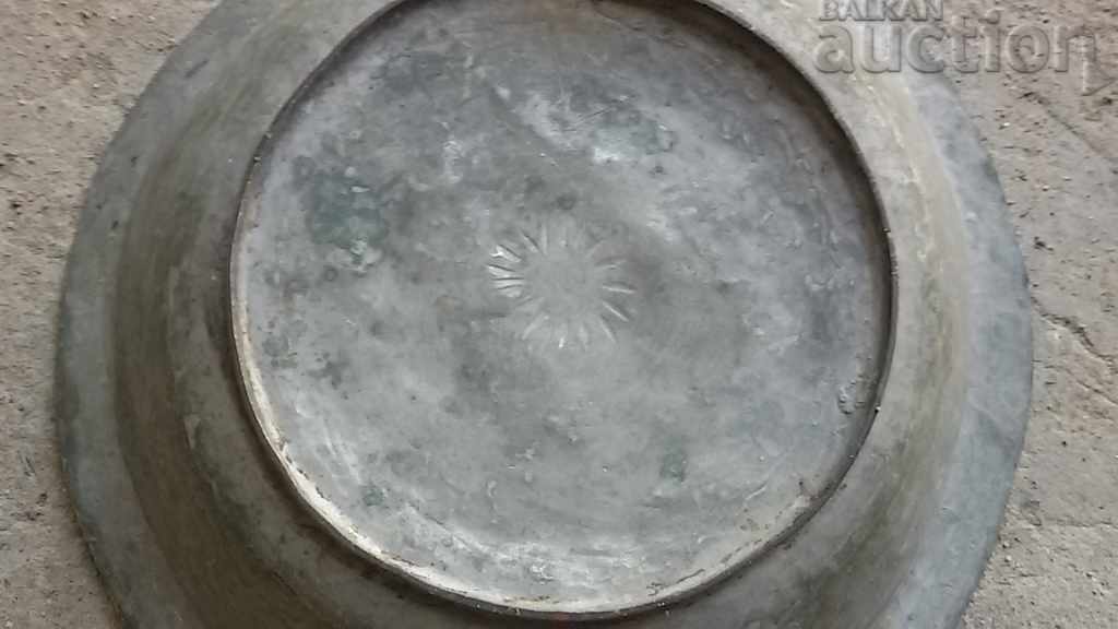 very old copper copper plate - 5 very old copper copper plate - 5