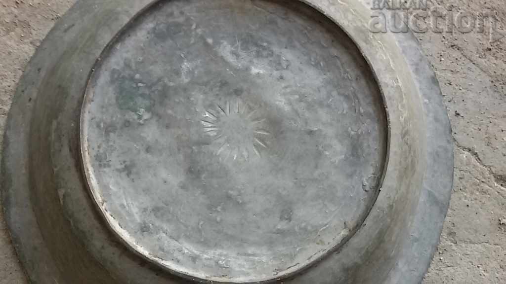 very old copper copper plate - 6 very old copper copper plate - 6