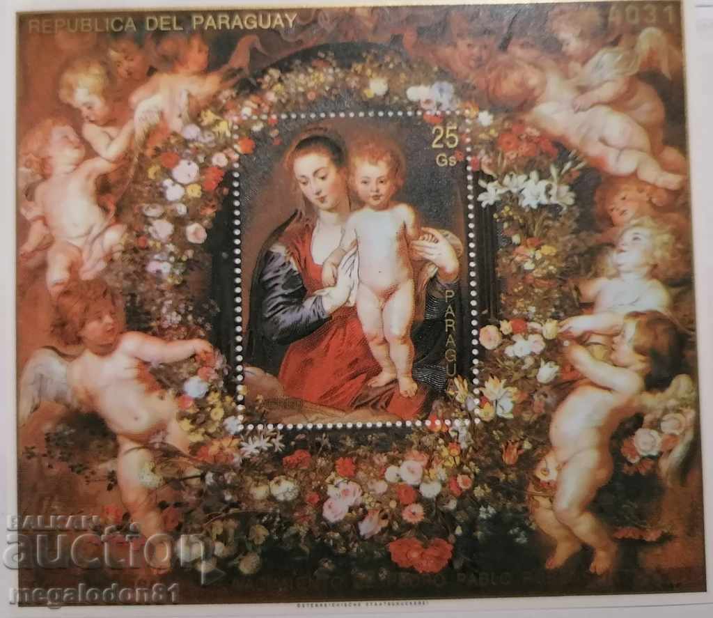 Paraguay - art, 400g. from the birth of Rubens
