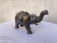 Collectible leather elephant №1106