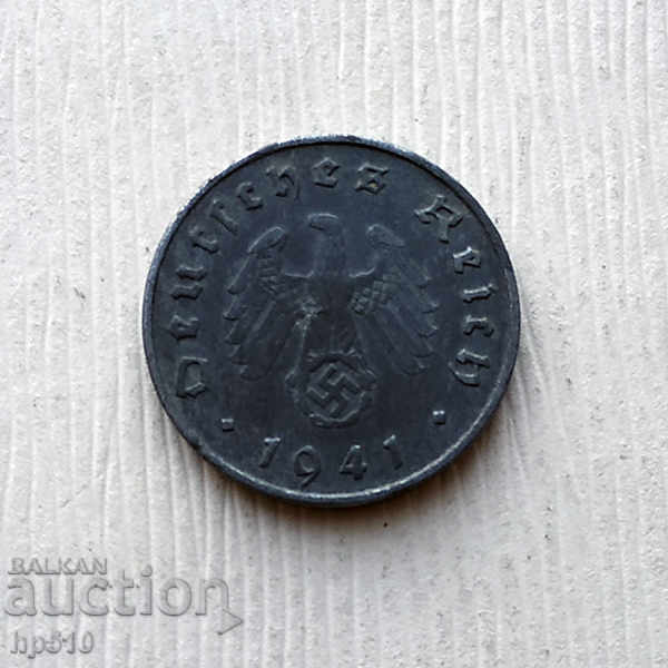 Germany Third Reich 10 pfennig 1941 A with price 2.90 BGN | € 1.48 Germany Third Reich 10 pfennig 1941 A with price 2.90 BGN | € 1.48