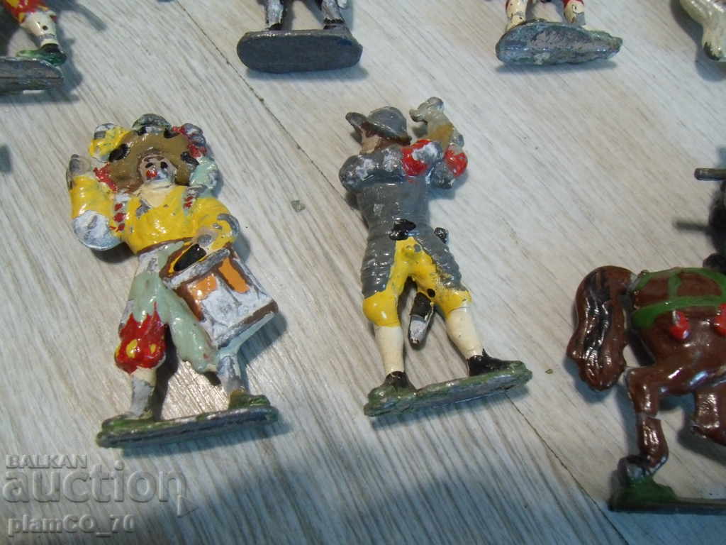 № * 5754 old lead figurines - small collection - 10 pieces - 5 № * 5754 old lead figurines - small collection - 10 pieces - 5