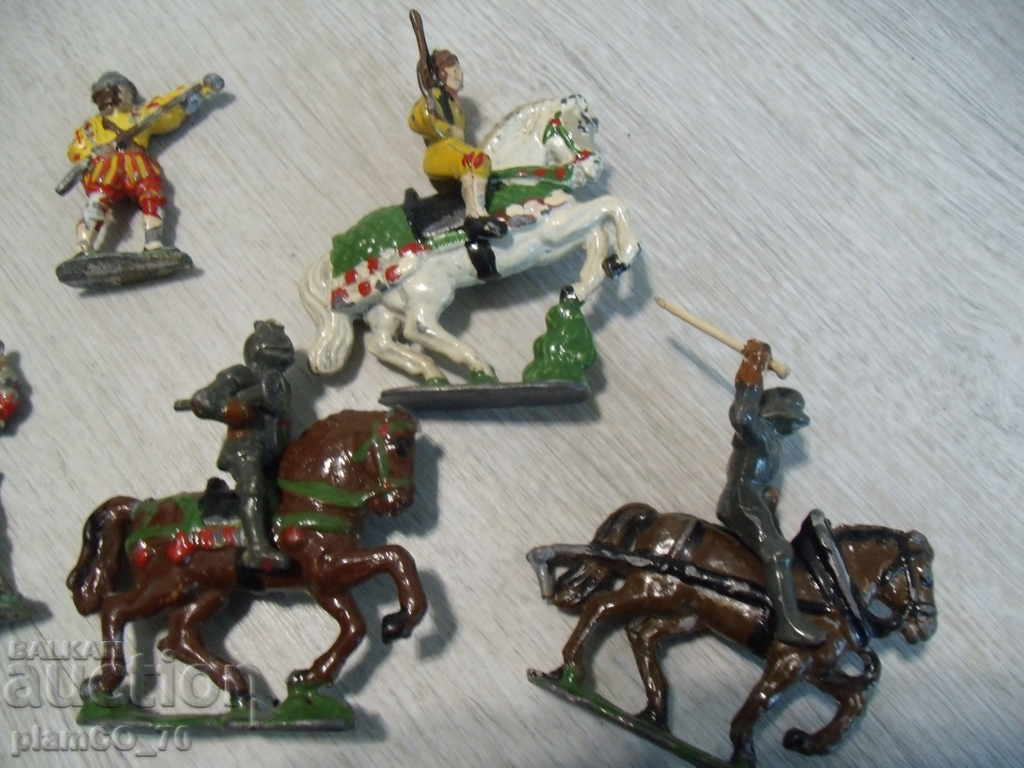 № * 5754 old lead figurines - small collection - 10 pieces - 6 № * 5754 old lead figurines - small collection - 10 pieces - 6