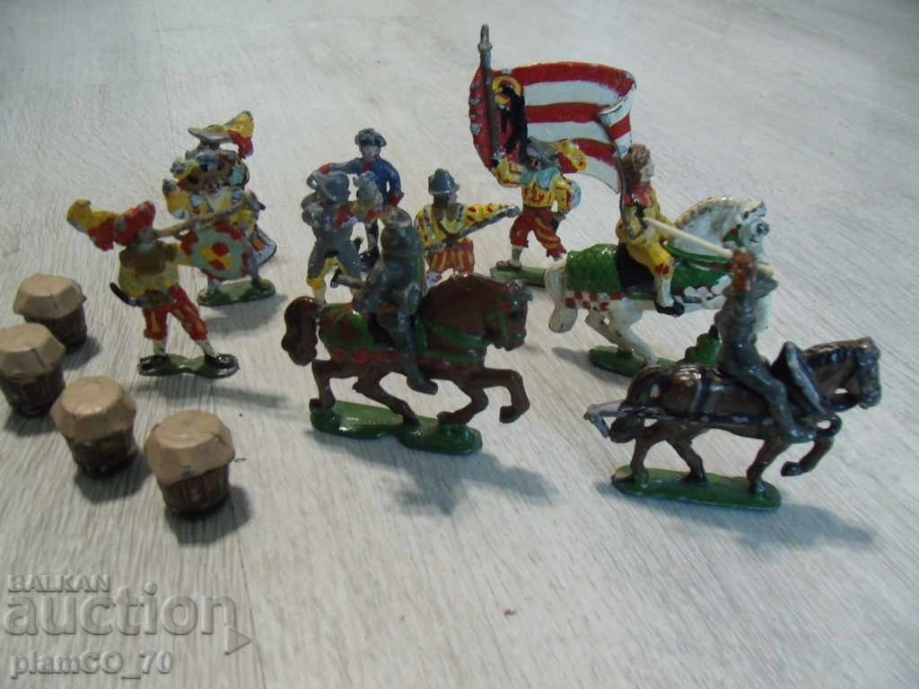 № * 5754 old lead figurines - small collection - 10 pieces - 7 № * 5754 old lead figurines - small collection - 10 pieces - 7