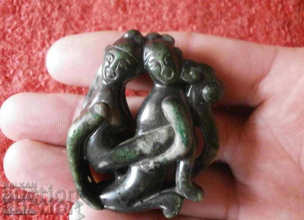 Delivery of Natural Jade Figurine Sculpture SEX EROTICA